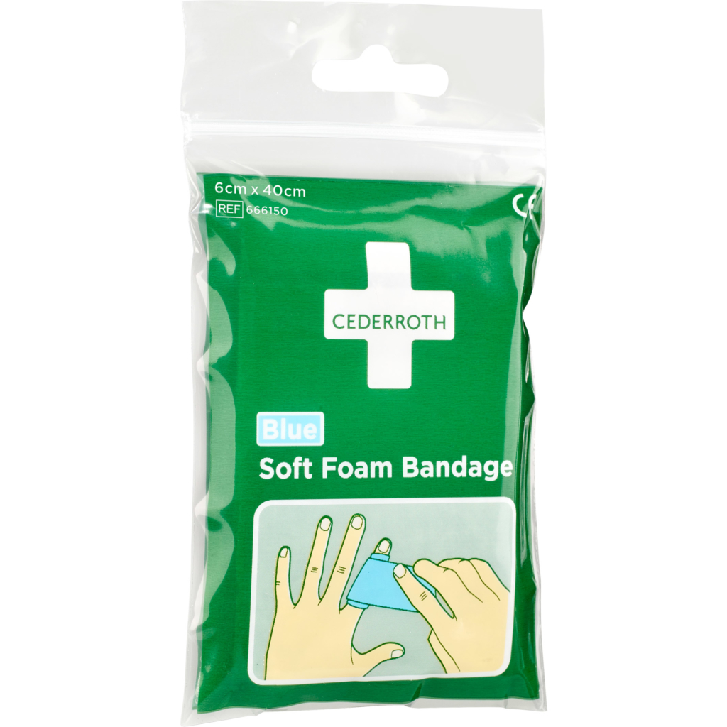 Soft Foam Bandage Blue – Zakformaat (40cm)